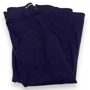 Betabrand Dress Yoga Pants Women's Medium S Petite W0104 NY Bootcut Pull-on Navy